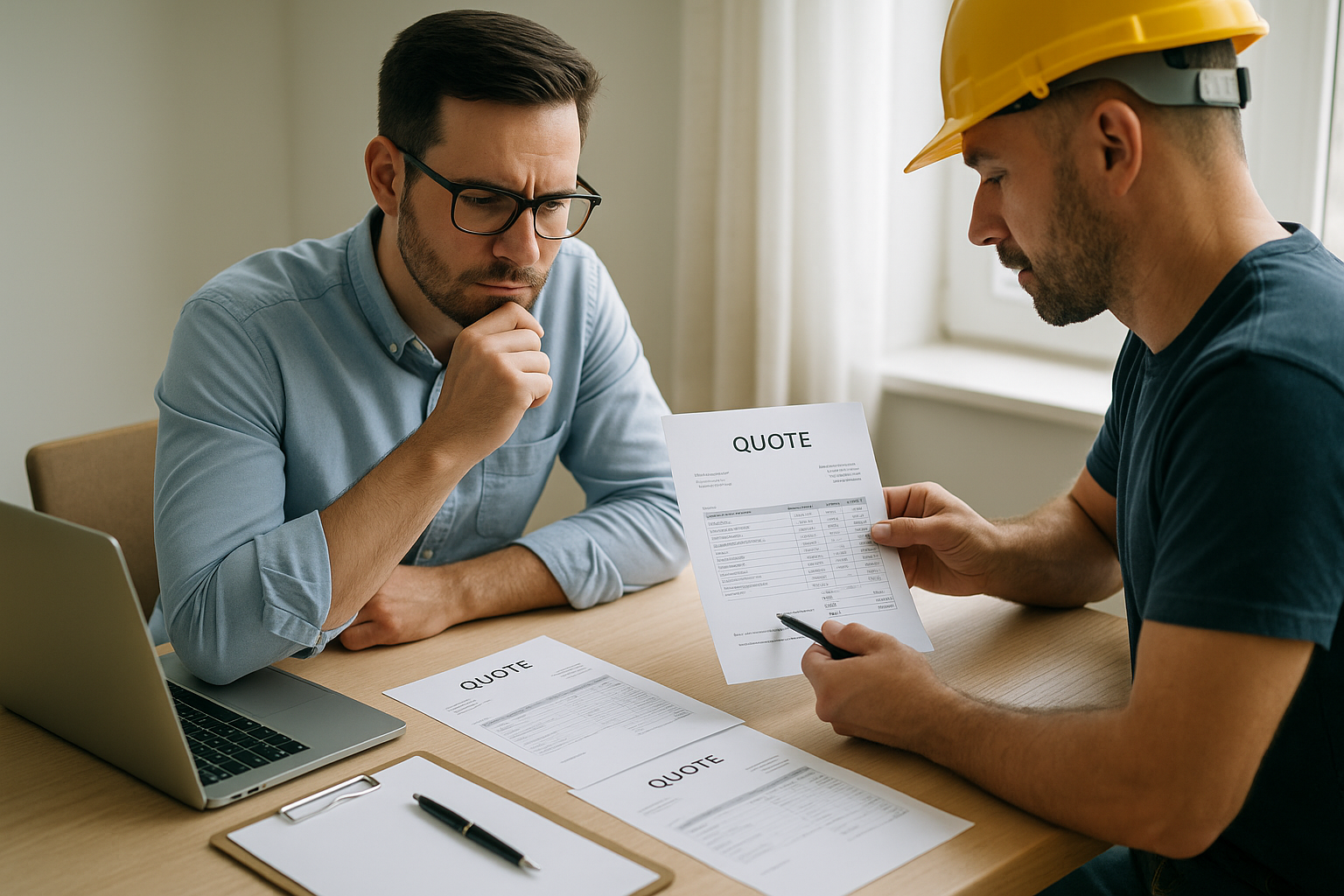 How to Compare Contractor Quotes (Without Just Picking the Lowest Price)