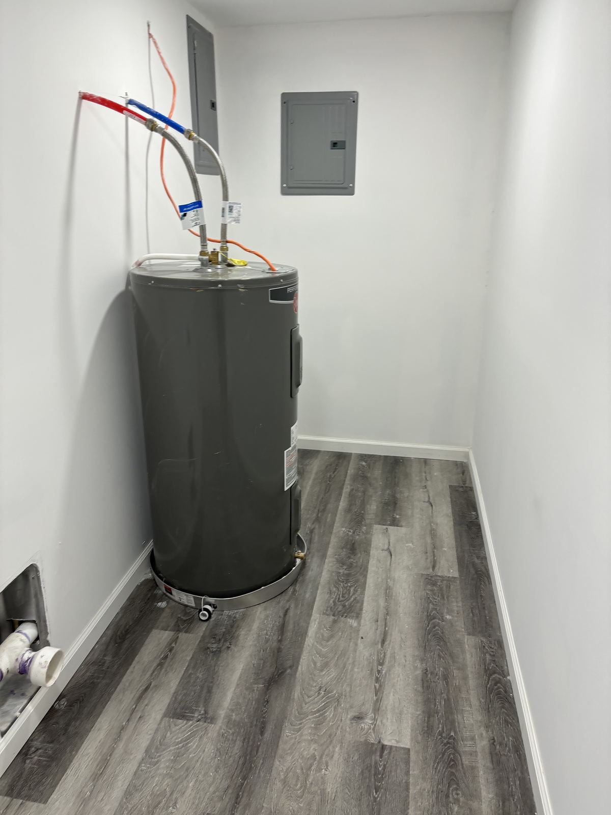 Instalación de calentador de agua